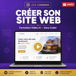 Formation Vidéo : Créer Son Site Web (Sans Coder)